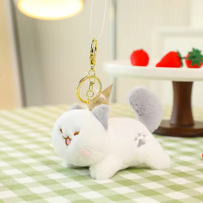 Gray pawing claw kitten-4 inches 004