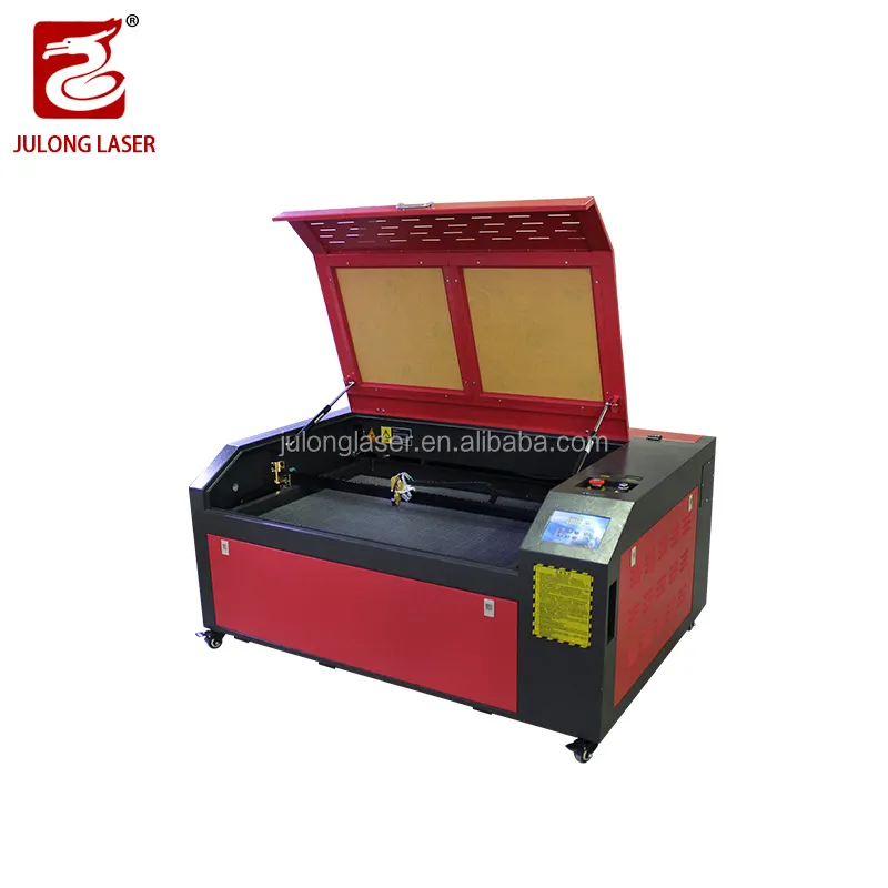 Julong Pemotong Laser Cnc, Alat Pengukir Pemotong Laser Co2 6090 Kualitas Tinggi