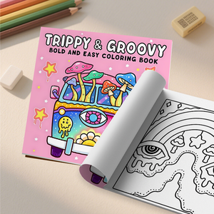 独特的着色书设计大胆且易于操作，使其成为适合放松的着色书 - Product Image 2