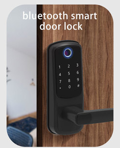 Fabrika fiyat ev daire odası dijital şifre anahtarsız giriş TT kilit APP kontrol parmak izi akıllı kapı kilidi - Product Image 5
