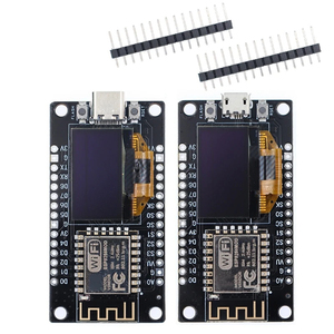NodeMCU ESP8266 geliştirme kurulu ile 0.96 inç OLED ekran, CH340 sürücü modülü için IDE/Micropython programlama