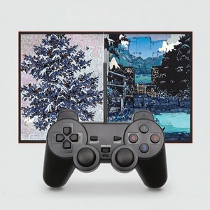 USB con cable Gamepad Stick para PC PSP consola Arcade vibración Joystick juego volante ordenador portátil Joystick controlador