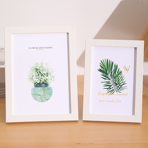 Khung ảnh khung ảnh <span class=keywords><strong>4x6</strong></span> 5x7 6x8 A4 phong cách Châu Âu trắng trang trí tường môi trường thân thiện với Bộ khung ảnh - Product Image 1