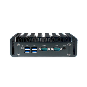 MiniTreeファンレス産業用ミニPCIntel Core i3 5005U i5 5200U i75600UデュアルLANHDVGA組み込みコンピューターサポートWin7Linux