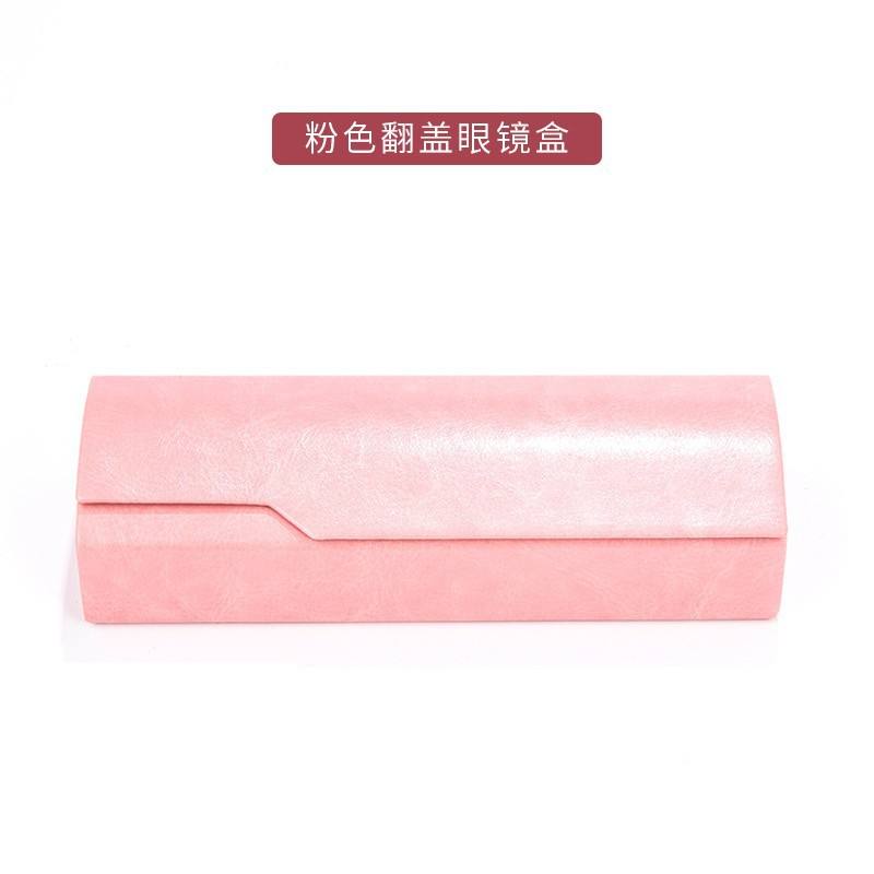 Etui à lunettes flip-top rose