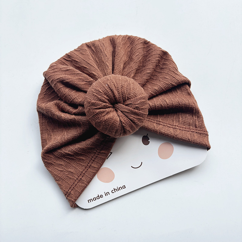 Coffee donut hat-textured edge
