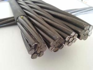Bir dizi çelik tel öngerilmeli çelik strand sıcak daldırma galvanizli messenger tel gergi teli yapı kablosu - Product Image 6
