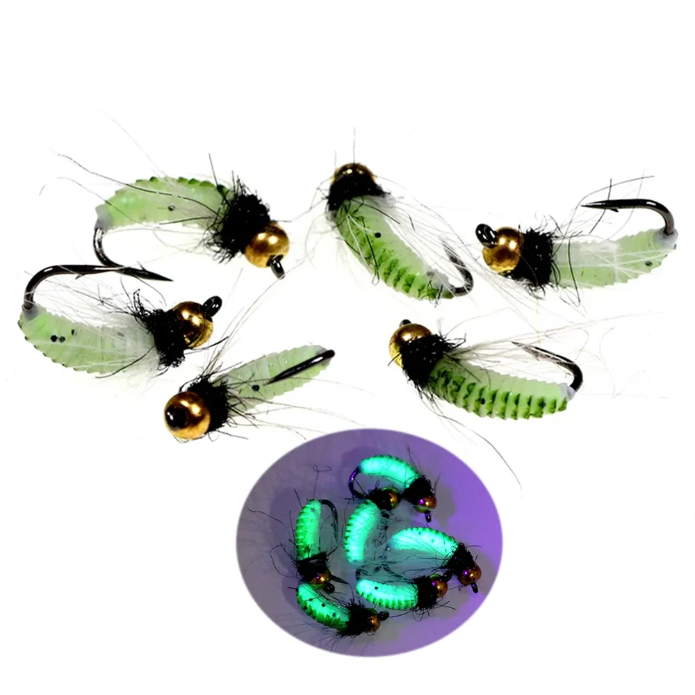 CDC tüy Hackle perileri Scud sinek UV pirinç Beadhead ıslak böcek sonsuz alabalık balıkçılık Fly yem yem hızlı batan özelleştirilmiş fly Bait