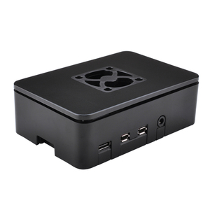 2021 new Select black enclosure plastic material <strong>case</strong> for <strong>raspberry</strong> <strong>pi</strong> 4b board. 2gb ram - Product Image 4