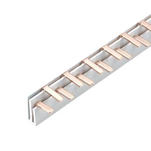 100% Cooper1P 2P 3P <strong>4P</strong> <strong>U</strong> <strong>Type</strong> /Pin <strong>Type</strong> <strong>Busbar</strong> for MCB, Copper <strong>Busbar</strong> China Factory Directly 63A - Product Image 4