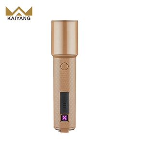 KY Outdoor Flashlight Lighter Power Bank Type-C Chargeable Windproof Mini Electric <strong>Arc</strong> Lighter for Cigarette