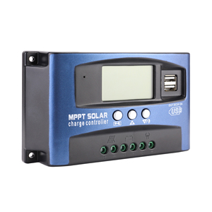 MPPT Solar regler PWM 100A 60A 50A 30A Ladegerät und 12V 24V Auto Dual USB LCD Display Solarzellen panel Solar regler - Product Image 6