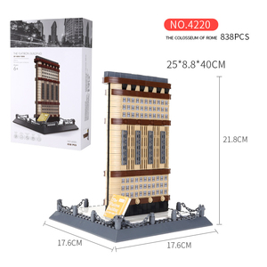 Hot Architecture <strong>Flatiron</strong> Building 838pcs Small Bricks Assembled Building Block Set Kid's Educational <strong>Toys</strong> Juguetes 4220 - Product Image 2
