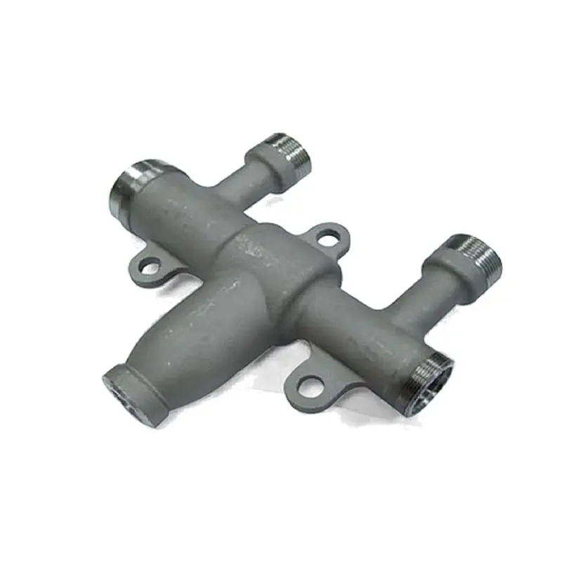 Customized Multifold Valve Of CNC Turned Parts Ductile Iron Resin-Bonded Sand Casting