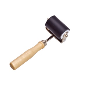 HCHWENH 5 cm Rubber Roller Roll <strong>Small</strong> Roller Print Rubbing Ink Roller Fingerprint Rubbing Rubber Rolling <strong>Clay</strong> Tool - Product Image 1