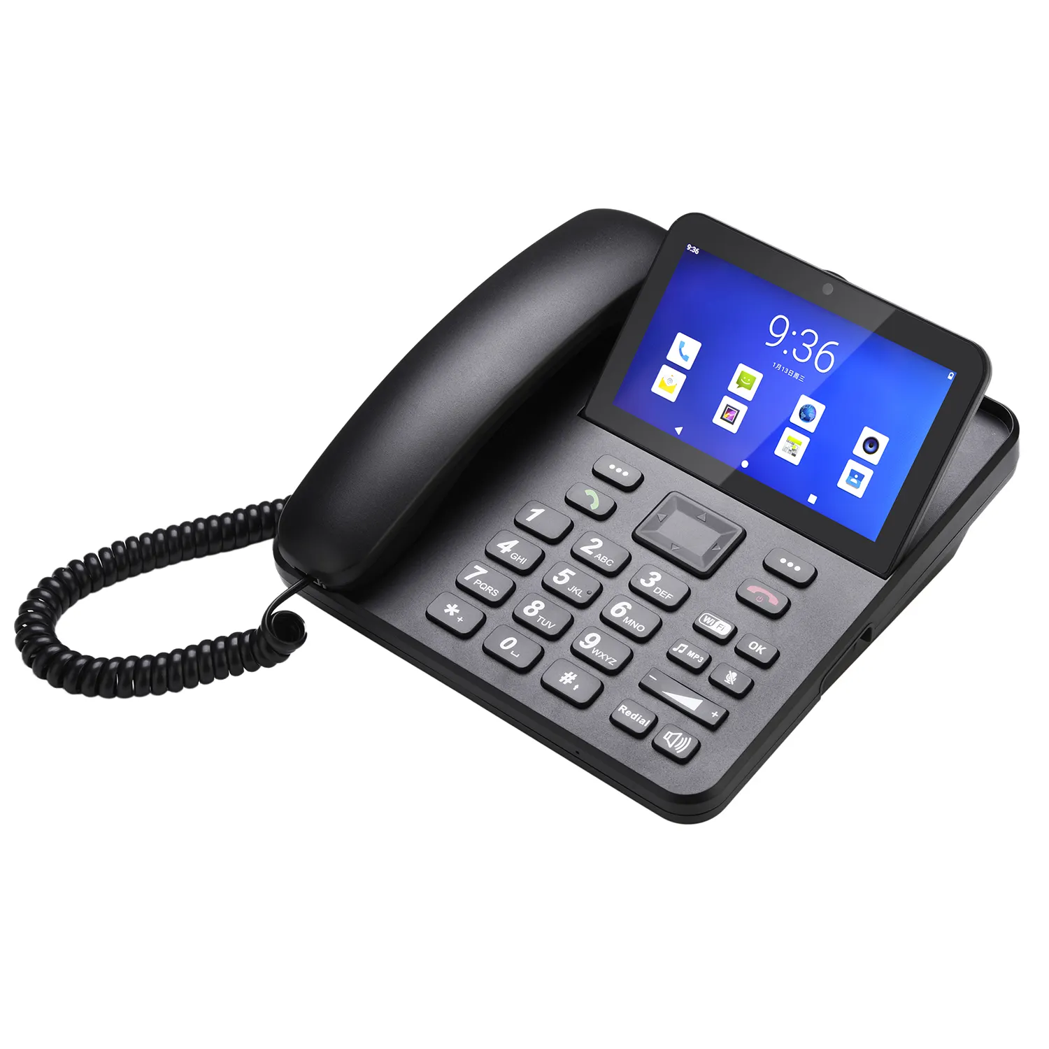 बड़े लोगों इस्तेमाल किया 4g Fwp लैंडलाइन टेलीफोन Singal दोहरी सिम कार्ड वाईफ़ाई हॉटस्पॉट जीएसएम 3 जी फिक्स्ड वायरलेस फोन घर के लिए