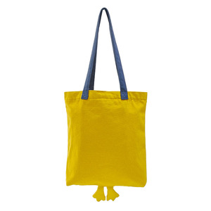12oz <span class=keywords><strong>Canvas</strong></span> Tote Túi phim hoạt hình xử lý tái sử dụng Kích thước trung bình Túi mua sắm truyền nhiệt màn hình đồng bằng thư cho sinh viên Quà Tặng - Product Image 2
