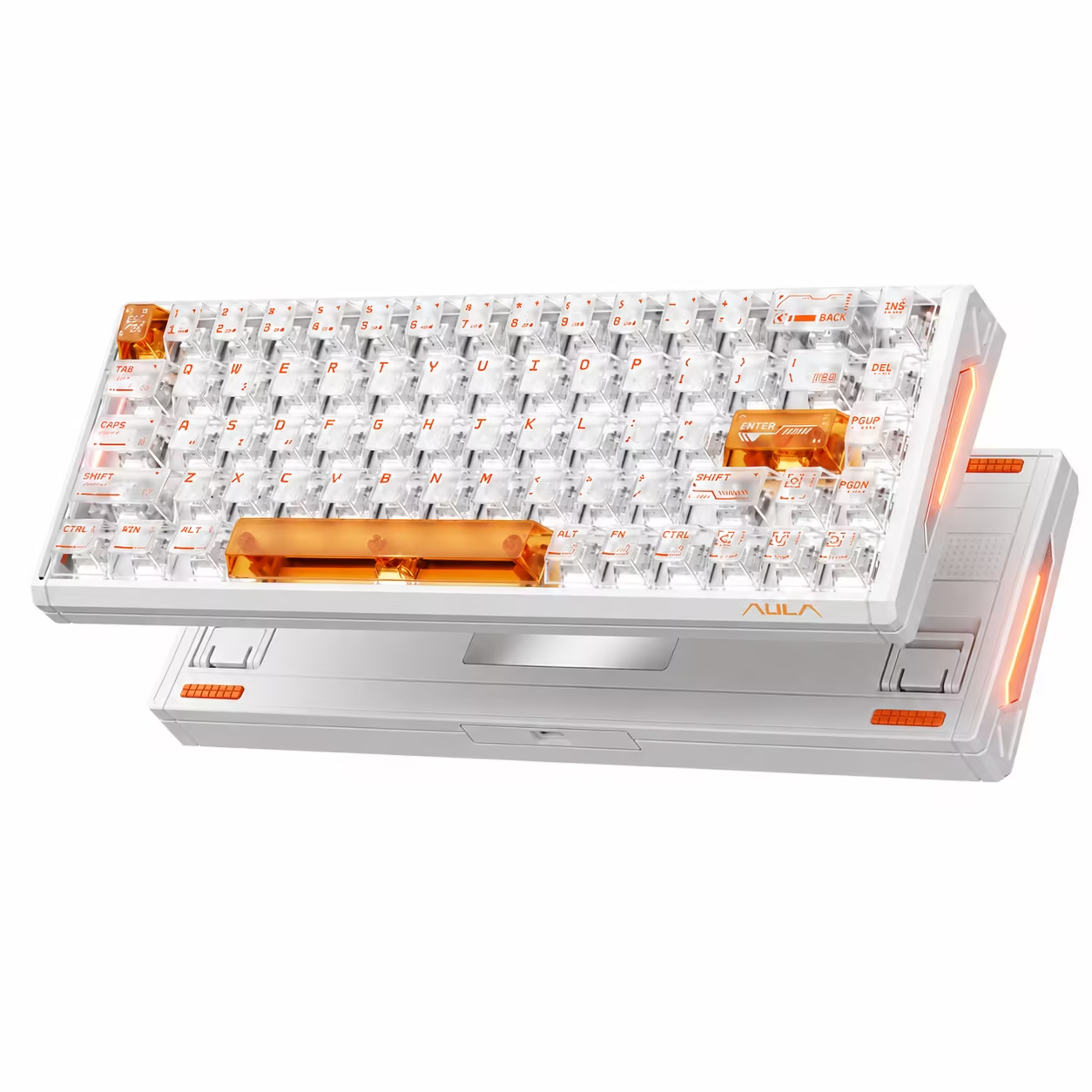 Glace blanche Orange
