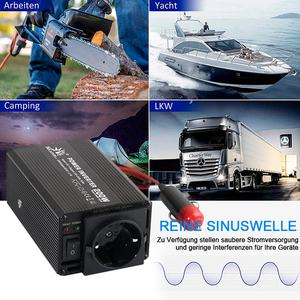 200W改进型正弦波直流至交流逆变器，12V/24v输入，220V输出，用于太阳能系统的汽车和家用电源逆变器，50/60Hz
