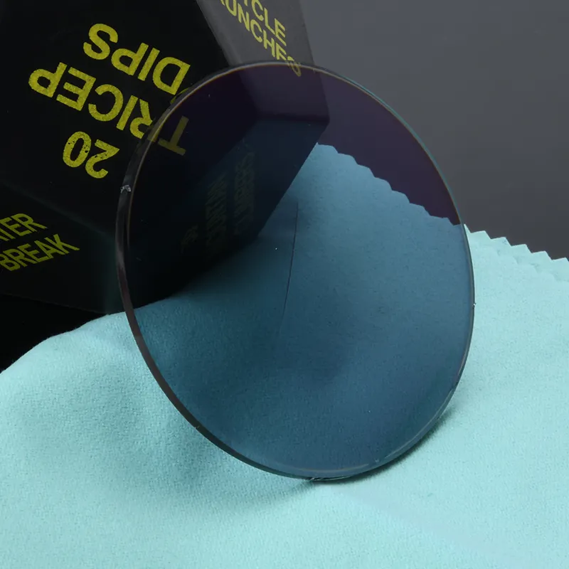 Manufacturer eyewear optical Blue Blocking 1.56 Round Top Bifocal AR coating Photochromic Bifocal Lens