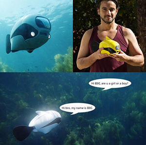 ROBOSEA BIKI 潜水无线遥控水下无人机与 4K 高清摄像头 WIFI 连接仿生设计鱼机器人宠物 - Product Image 5