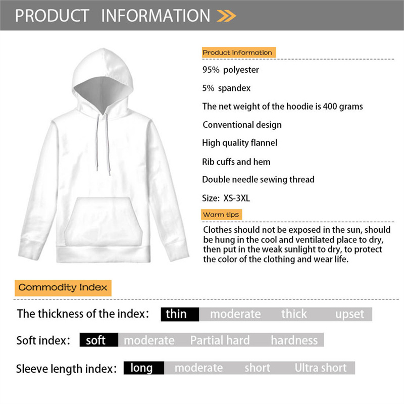 Women Hoodies SIZE