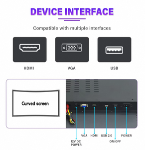 Monitor de pantalla táctil capacitiva infrarroja 1080P 4K de fábrica, pantalla de quiosco interactiva de 49 55 pulgadas, Sensor de luz DVI para pantalla LCD - Product Image 5