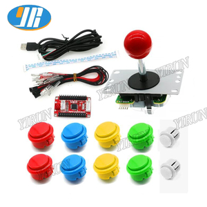 Sanwa DIY Neo Geo <strong>Arcade</strong> Game Joystick Kit <strong>USB</strong> <strong>Controller</strong> with <strong>Raspberry</strong> <strong>Pi</strong> PC360 Android Zero Delay Board Coin Pusher Amusement