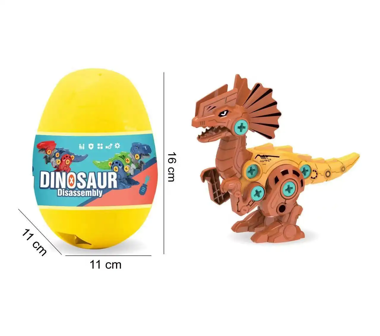 ホット製品カプセルエッグパックティラノサウルスモデリング分解恐竜のおもちゃファンシー恐竜Diy分解恐竜