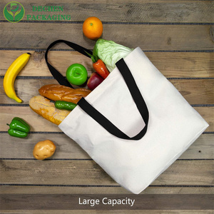 Bolso de lona con cremallera bolso de mano impreso personalizado - Product Image 2