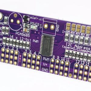 Smart Electronics PCA9685 16 Channel 12 bit PWM Servo <strong>Driver</strong> I2C Interface for Raspberry Pi DIY Servo Shield Module - Product Image 3