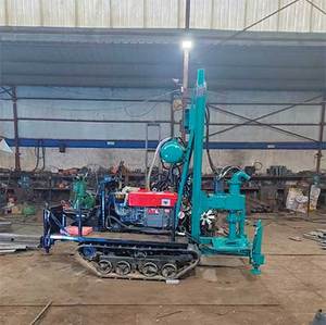 Used Crawler Type Drilling Rig <strong>100m</strong> Max Depth Diesel Engine Enlarged Hydraulic Motor Water Well Core Farm <strong>Drill</strong>