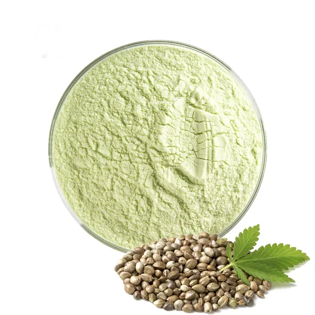 Supply High Quality Food Grade Hemp Seed Extract 70% Protein Powder With Free Sample Available