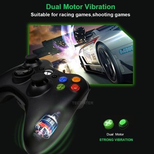 XBOX 360用ワイヤレス/有線コントローラXBOX 360コンソール用ゲームパッド2.4GワイヤレスジョイスティックXBOX360 PC用ゲームコントローラ - Product Image 3
