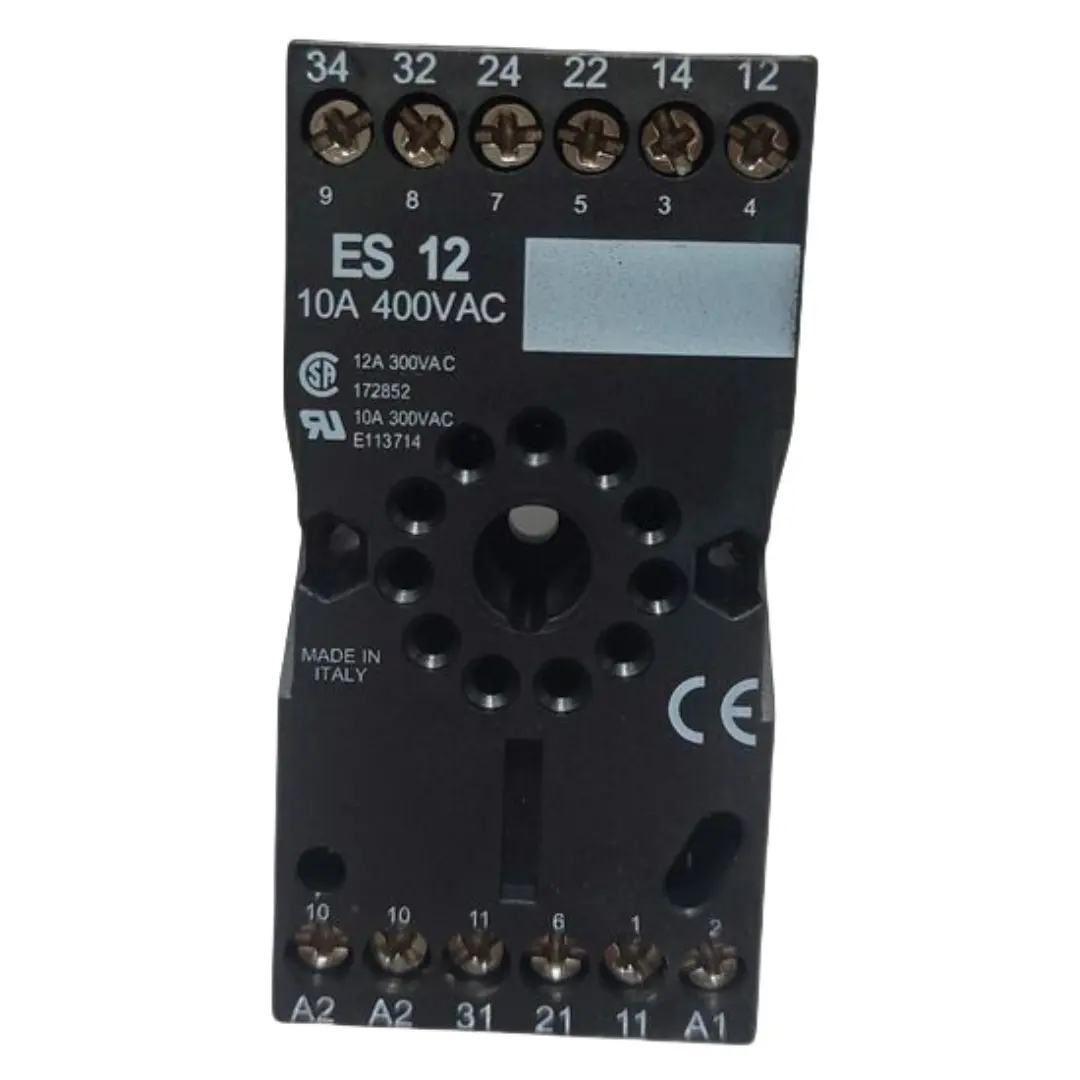 ES12 Entrelec 10A 400VAC / Base per Minicas Ii per Sumersible Agintator ES12