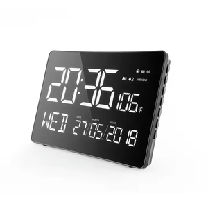 Große LED-Bildschirm Digital anzeige Uhr Neue Haushalts küche Verwenden Sie elektrischen Timer Alarm Kunden spezifisches ABS-Material OEM unterstützt - Product Image 1