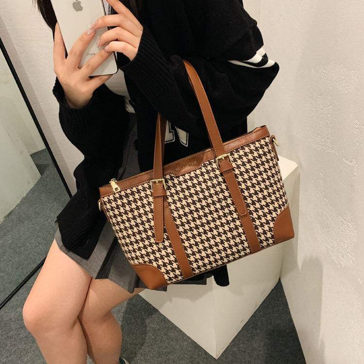 China Wholesale Handbags Latest Design Soft Leather Shoulder Bag Bolso De Mano De Lona Korean Style Canvass Tote Bag