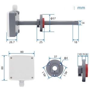 LINO Widely Use RS485 Modbus Air Velocity Transmitter <strong>Sensor</strong> Hvac Gas air Speed <strong>Sensor</strong> - Product Image 6