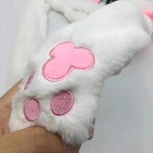 Ördek Flap şapka Led tavşan şapka için parti ücretsiz örnek özel kişiselleştirin peluş çocuklar için oynamak/peluş Led ışık ayı şapka/dolması peluş - Product Image 6