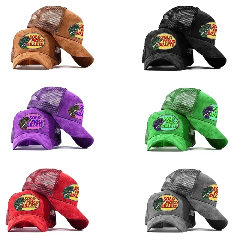 Custom Mens Mesh Trucker Hat Gorras Embroidery Patch Baseball Trucker Caps