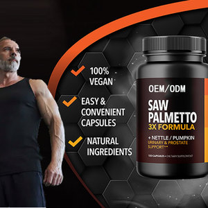 120 kapsul gergaji Palmetto ekstrak kapsul prostat dukungan suplemen untuk Kesehatan Pria - Product Image 2