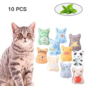 Varios diseños para mascotas gato interactivo Catnip juguete moda nuevo Animal relleno fruta suave felpa gato juguetes relleno Catnip - Product Image 6