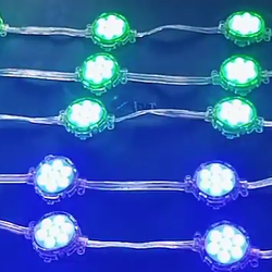 High Quality 40mm 6leds 24v Round 1903 <strong>Rgb</strong> <strong>Dmx</strong> 512 <strong>Led</strong> <strong>Pixel</strong> <strong>Module</strong> Light <strong>String</strong> IP68 - Product Image 2