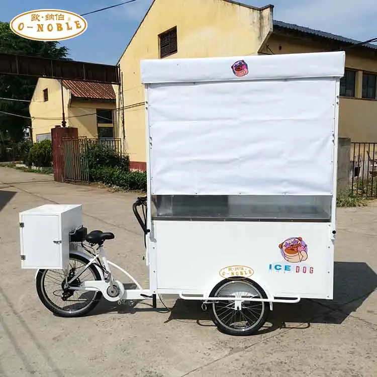 Venda de carrinho de alimentos/cabaça lanche/carrinho de comida com máquina de salsicha