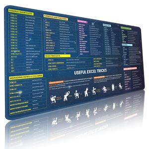 Alfombrilla de escritorio con acceso directo de Excel, alfombrilla de ratón con acceso directo para teclado XL,XXL, alfombrilla de ratón de escritorio personalizada de goma antideslizante de goma extendida - Product Image 5