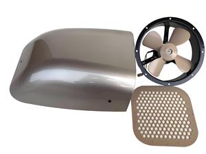 Şimdi coaster çatı köpekbalığı Fin ventilatör To-yota coaster Kinglong JAC CMB genel parçaları için uygundur