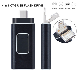 มัลติฟังก์ชั่น4 In 1แฟลชไดรฟ์ USB,32GB 64GB 128GB OTG ไมโคร USB เพนไดรฟ์ Type C สำหรับ Iphone/ipad/pc/android พร้อมโลโก้ - Product Image 2