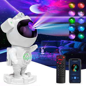 Lonvel 3-Eye SpacemanGalaxプロジェクターStarrySky Nightプロジェクター、リモートおよびタイマースターとムーンギャラクシーライト付き寝室用 - Product Image 4