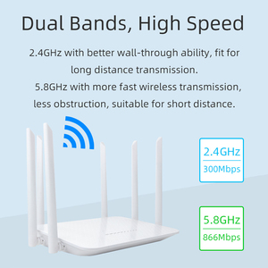 SIMカードスロット付き2.4Gおよび5.8GデュアルバンドWiFiLteCpeワイヤレスWiFiルーター屋内WiFiルーターb525ポートデータモデム - Product Image 6