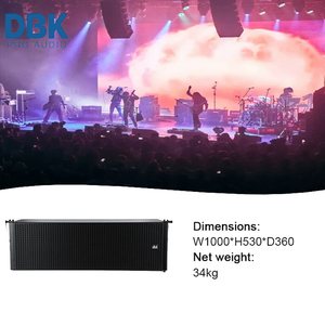 مكبر صوت داخلي/خارجي مزدوج 12 بوصة صفيف خط مكبر صوت خشبي خزانة مزدوجة 12 بوصة يعمل بنظام مكبر صوت LA - Product Image 6